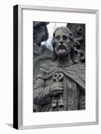 Statue of St Peter. Artist: Unknown-Unknown-Framed Giclee Print