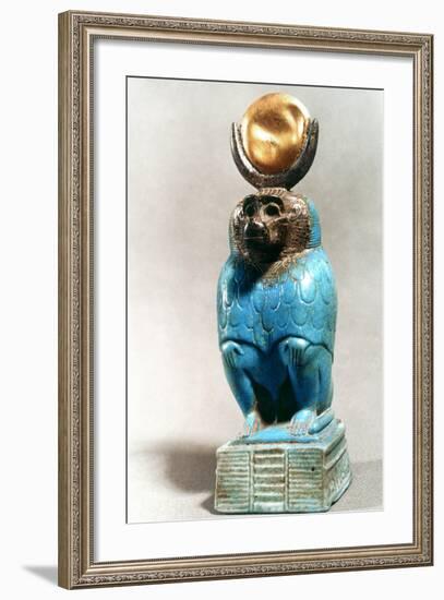 Statue of the Ancient Egyptian God Thoth in Baboon Form-null-Framed Photographic Print