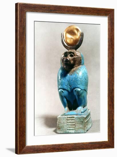 Statue of the Ancient Egyptian God Thoth in Baboon Form-null-Framed Photographic Print