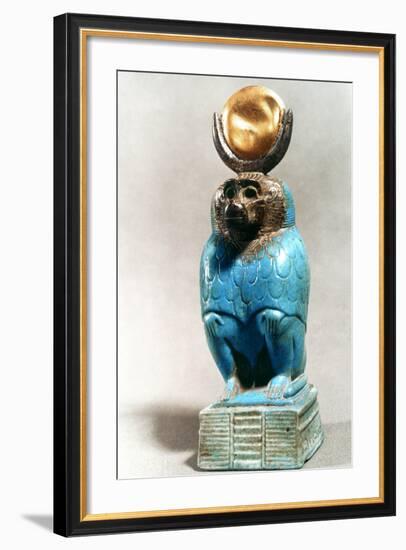 Statue of the Ancient Egyptian God Thoth in Baboon Form-null-Framed Photographic Print