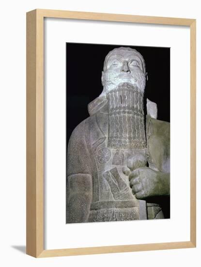 Statue of the Babylonian King Shalmaneser III. Artist: Unknown-Unknown-Framed Giclee Print
