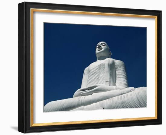 Statue of the Buddha Above Kandy, Sri Lanka-Yadid Levy-Framed Photographic Print