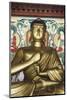 Statue of the Buddha, Pohyon Buddhist Temple, Democratic People's Republic of Korea, N. Korea-Gavin Hellier-Mounted Photographic Print