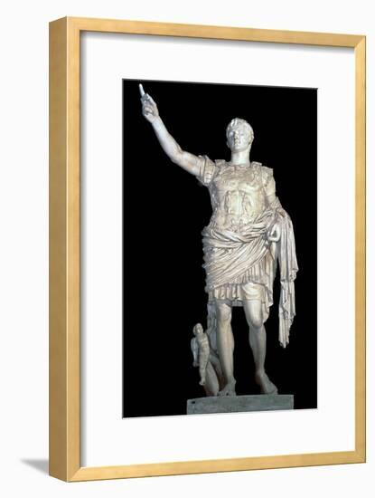 Statue of the Emperor Augustus, 2nd century. Artist: Unknown-Unknown-Framed Giclee Print