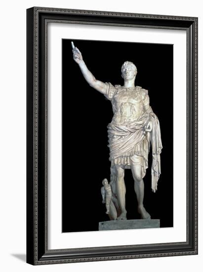 Statue of the Emperor Augustus, 2nd century. Artist: Unknown-Unknown-Framed Giclee Print