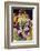 Statue of the Hindu God Ganesh with Garlands, Paris, France, Europe-Godong-Framed Photographic Print