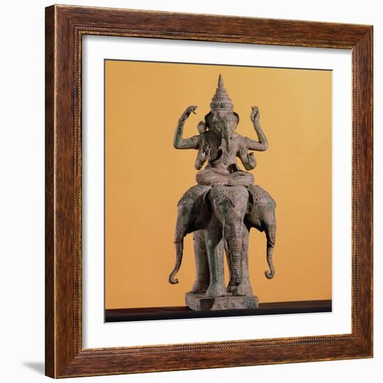 Statue of the Hindu God Ganesh-null-Framed Giclee Print