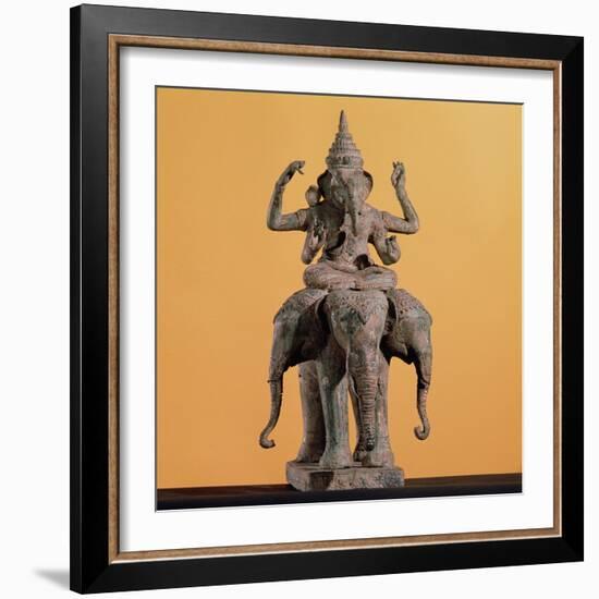 Statue of the Hindu God Ganesh-null-Framed Giclee Print