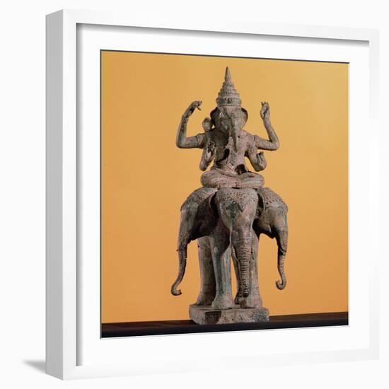 Statue of the Hindu God Ganesh-null-Framed Giclee Print