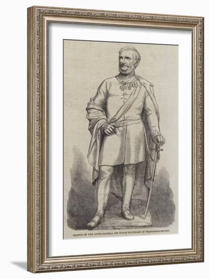 Statue of the Late General Sir Henry Havelock in Trafalgar-Square-null-Framed Giclee Print