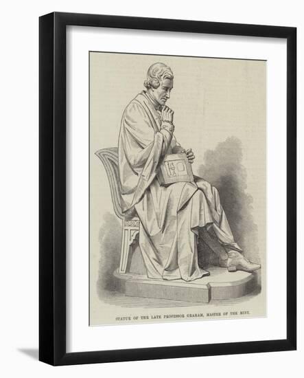 Statue of the Late Professor Graham, Master of the Mint-null-Framed Giclee Print