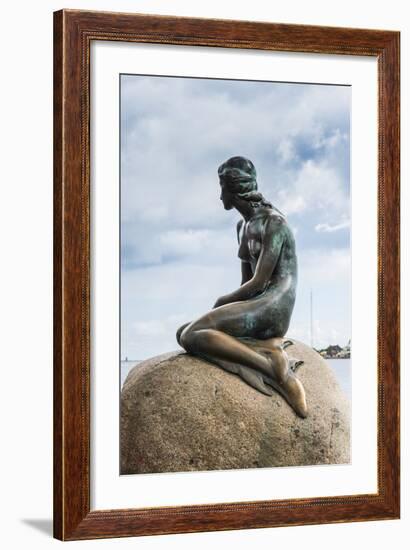 Statue of the Little Mermaid, Copenhagen, Denmark, Scandinavia, Europe-Michael Runkel-Framed Photographic Print