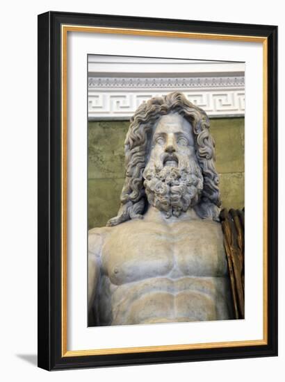 Statue of the Roman God Jupiter, Late 1st Century-null-Framed Photographic Print