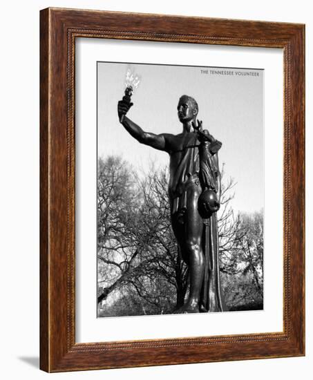 Statue of the Tennessee Volunteer-null-Framed Art Print