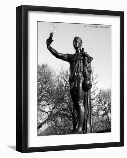 Statue of the Tennessee Volunteer-null-Framed Art Print