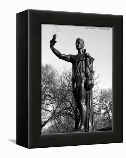 Statue of the Tennessee Volunteer-null-Framed Stretched Canvas