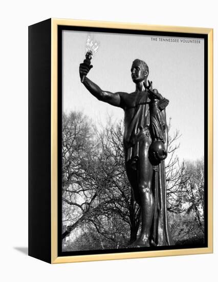 Statue of the Tennessee Volunteer-null-Framed Stretched Canvas