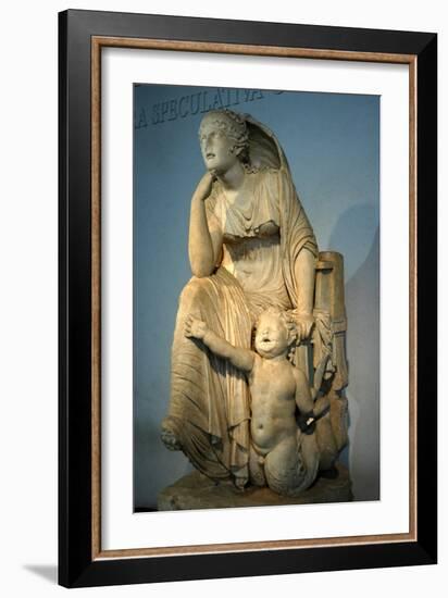 Statue of the Thinking Sea Goddess-Werner Forman-Framed Giclee Print