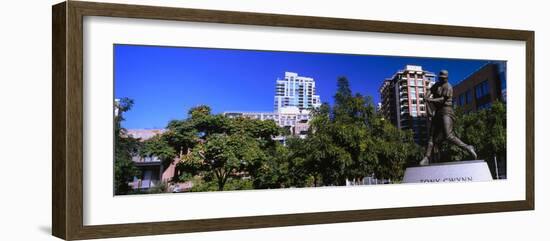 Statue of Tony Gwynn at Petco Park, San Diego, California, USA-null-Framed Photographic Print