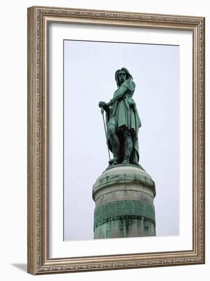 Statue of Vercingetorix, 1st century BC. Artist: Unknown-Unknown-Framed Giclee Print