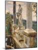 Statue of Vertumnus at Frascati, 1907-John Singer Sargent-Mounted Giclee Print