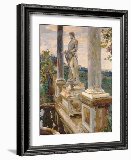 Statue of Vertumnus at Frascati, 1907-John Singer Sargent-Framed Giclee Print