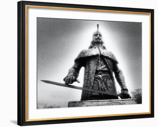 Statue of Vlad Dracul, the Park, Tirgoviste, Romania-Simon Marsden-Framed Giclee Print