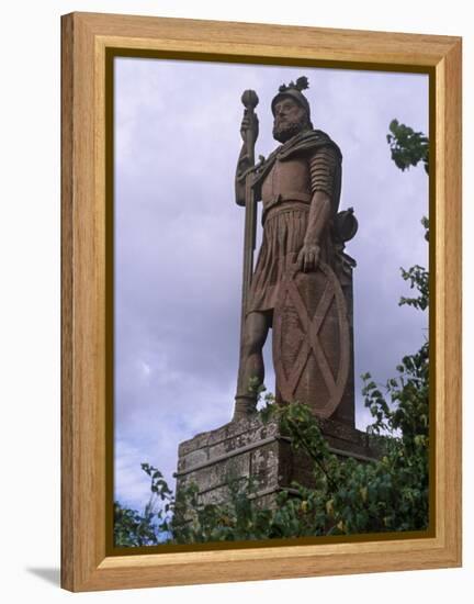 Statue of William Wallace, Stirling, Stirlingshire, Scotland, UK-Patrick Dieudonne-Framed Premier Image Canvas