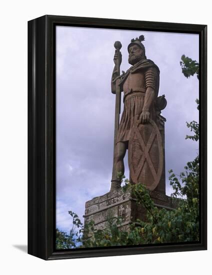 Statue of William Wallace, Stirling, Stirlingshire, Scotland, UK-Patrick Dieudonne-Framed Premier Image Canvas