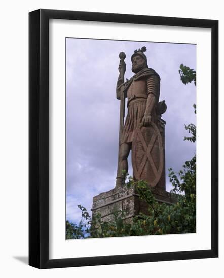 Statue of William Wallace, Stirling, Stirlingshire, Scotland, UK-Patrick Dieudonne-Framed Photographic Print