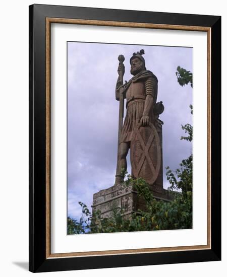 Statue of William Wallace, Stirling, Stirlingshire, Scotland, UK-Patrick Dieudonne-Framed Photographic Print