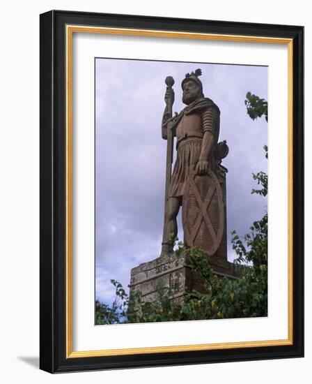 Statue of William Wallace, Stirling, Stirlingshire, Scotland, UK-Patrick Dieudonne-Framed Photographic Print