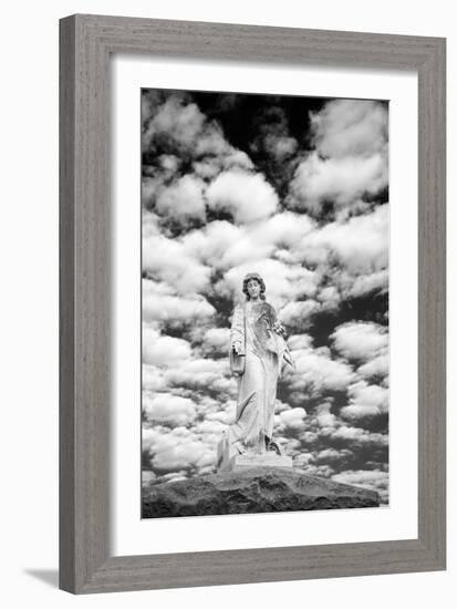 Statue on Grave in Cities of the Dead-Carol Highsmith-Framed Photo