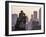 Statue Overlooking the City, Des Moines, Iowa-Chuck Haney-Framed Photographic Print