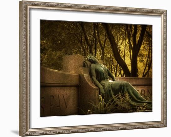 Statue Rest-Irene Suchocki-Framed Photographic Print