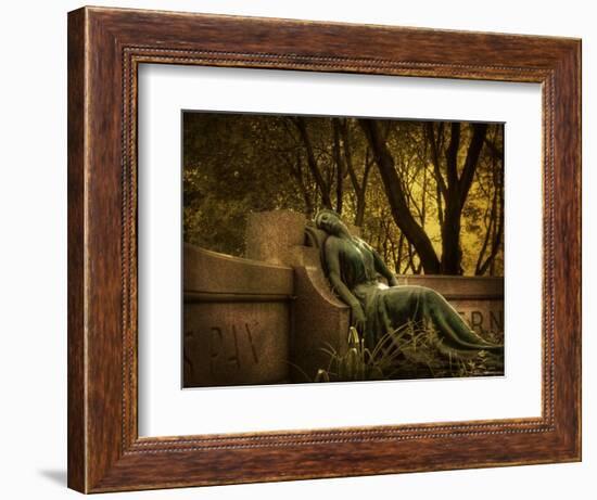 Statue Rest-Irene Suchocki-Framed Photographic Print