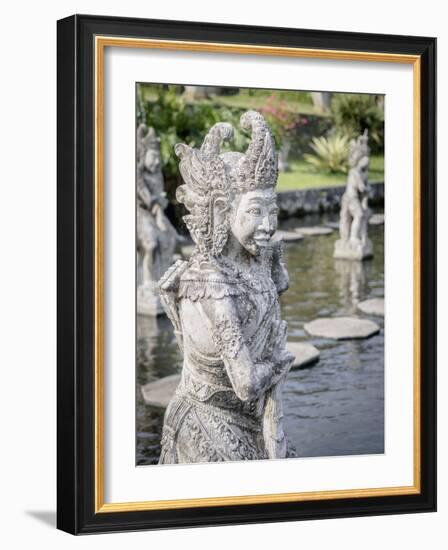 Statue, Tirta Gangga royal water garden, Bali, Indonesia, Southeast Asia, Asia-Melissa Kuhnell-Framed Photographic Print