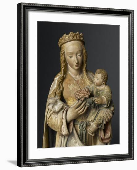 Statue : Vierge à l'Enfant-null-Framed Giclee Print