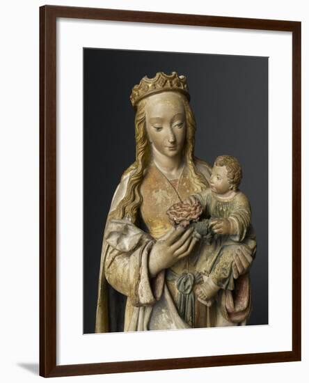 Statue : Vierge à l'Enfant-null-Framed Giclee Print
