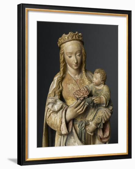 Statue : Vierge à l'Enfant-null-Framed Giclee Print