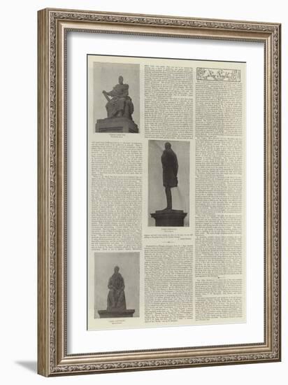 Statues at Large-null-Framed Giclee Print