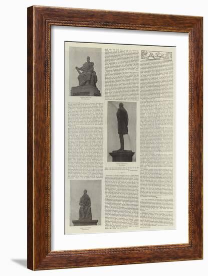 Statues at Large-null-Framed Giclee Print