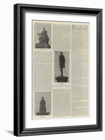 Statues at Large-null-Framed Giclee Print