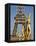 Statues at Trocadero and Eiffel Tower-Rudy Sulgan-Framed Premier Image Canvas