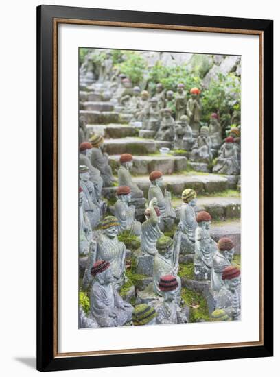 Statues in Daisho-In Buddhist Temple, Miyajima Island, Hiroshima Prefecture, Honshu, Japan, Asia-Christian Kober-Framed Photographic Print