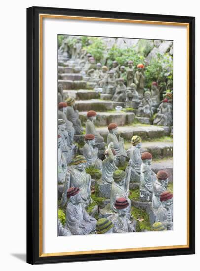 Statues in Daisho-In Buddhist Temple, Miyajima Island, Hiroshima Prefecture, Honshu, Japan, Asia-Christian Kober-Framed Photographic Print