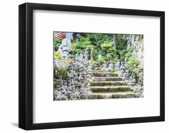 Statues in Daisho-In Buddhist Temple, Miyajima Island, Hiroshima Prefecture, Honshu, Japan, Asia-Christian Kober-Framed Photographic Print