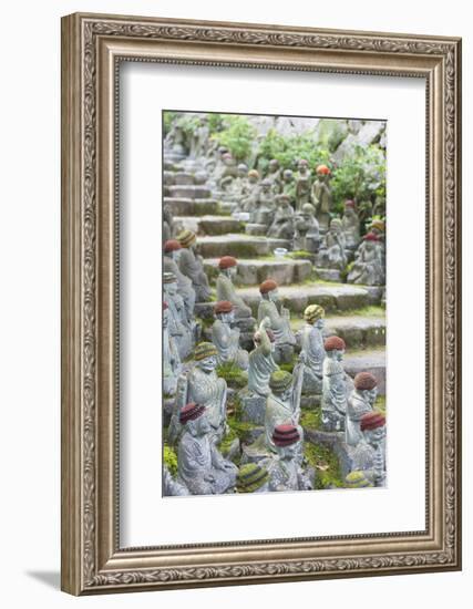 Statues in Daisho-In Buddhist Temple, Miyajima Island, Hiroshima Prefecture, Honshu, Japan, Asia-Christian Kober-Framed Photographic Print