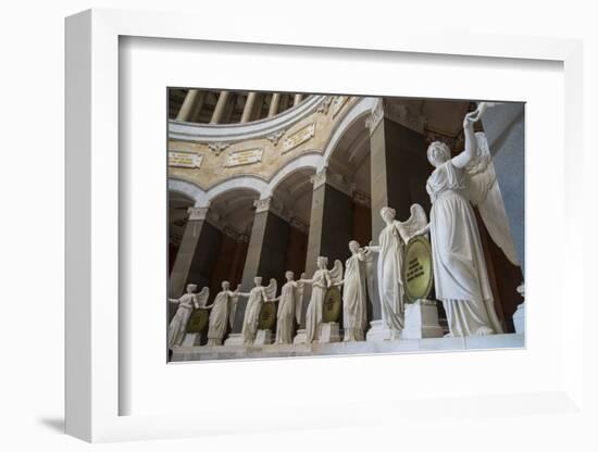 Statues in the Befreiungshalle-Michael Runkel-Framed Photographic Print