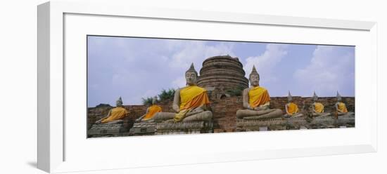 Statues of Buddha in a Temple, Thailand-null-Framed Photographic Print
